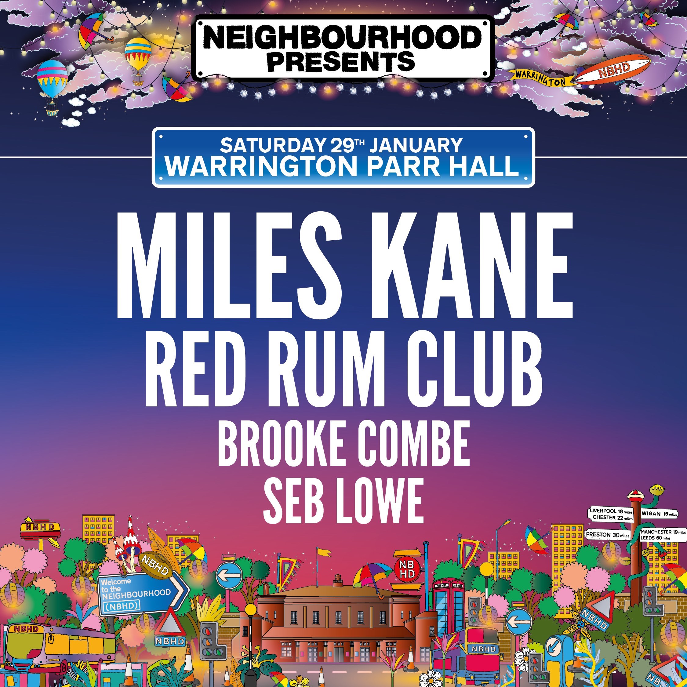 Warrington's Neighbourhood Weekender festival line-up revealed