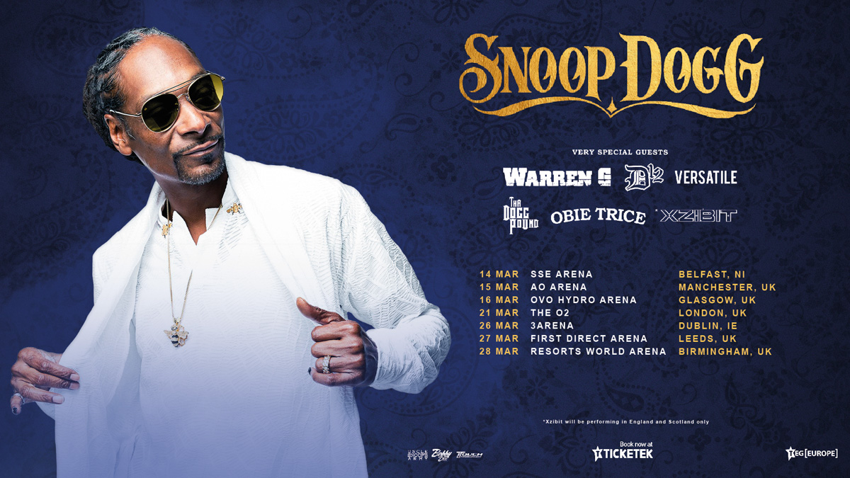 snoop dogg uk tour new dates
